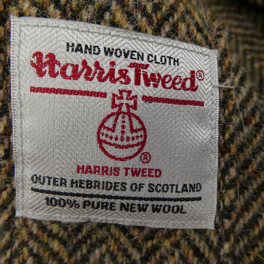 orSlow オアスロウ HARRIS TWEED RELAX FIT COVERALL ハリスツイード リラックスフィット カバーオール ジャケット ブラウン系 2【中古】