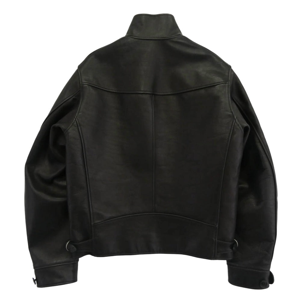 COMOLI コモリ 18AW N03-01008 ホースハイド 馬革 レザー サイクルジャケット レザージャケット ブラック系 2【中古】