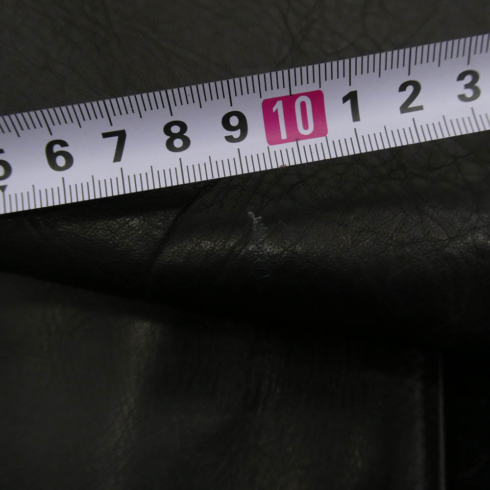 COMOLI コモリ 18AW N03-01008 ホースハイド 馬革 レザー サイクルジャケット レザージャケット ブラック系 2【中古】