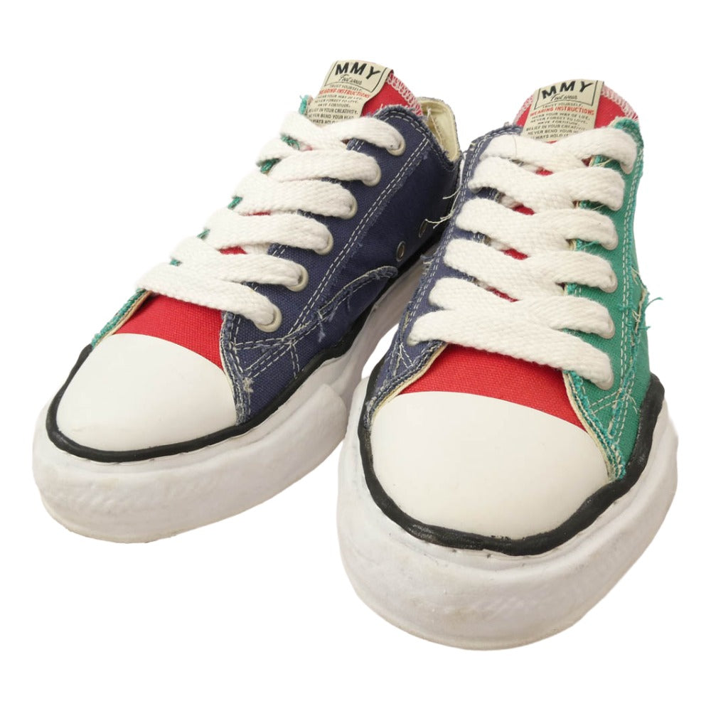 Maison MIHARA YASUHIRO メゾンミハラヤスヒロ A01FW702 PETERSON ピーターソン クレイジーパターン ローカット スニーカー マルチカラー系 42【中古】