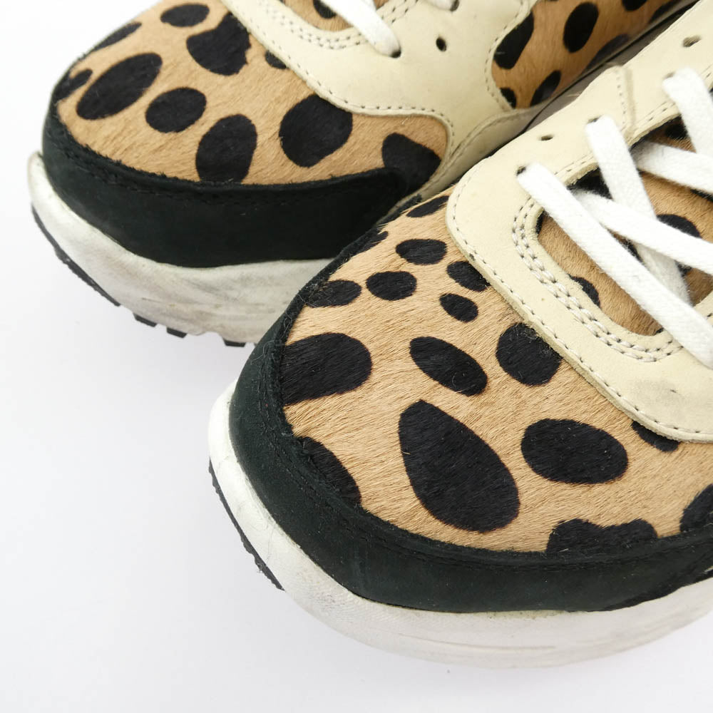 UGG アグ CA805 × atmos アトモス Cheetah Print チータープリント スニーカー マルチカラー系 ダークブラウン系 29cm【中古】