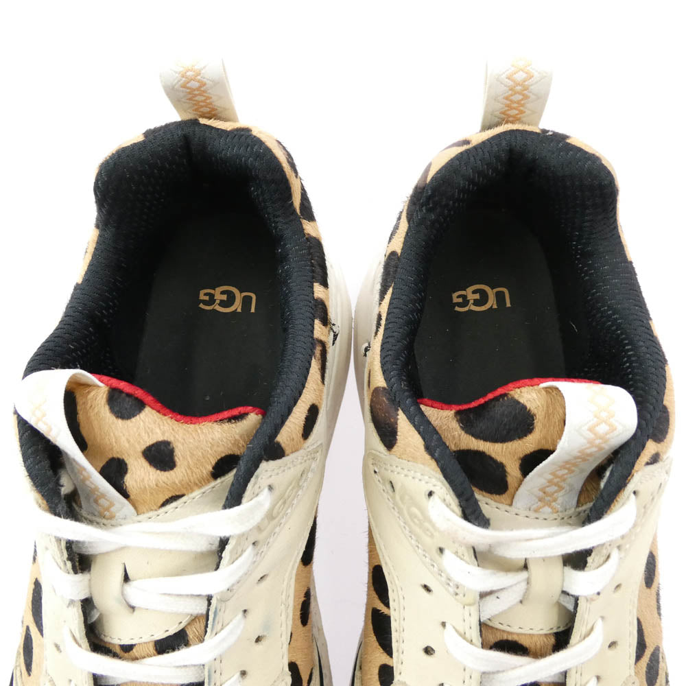 UGG アグ CA805 × atmos アトモス Cheetah Print チータープリント スニーカー マルチカラー系 ダークブラウン系 29cm【中古】
