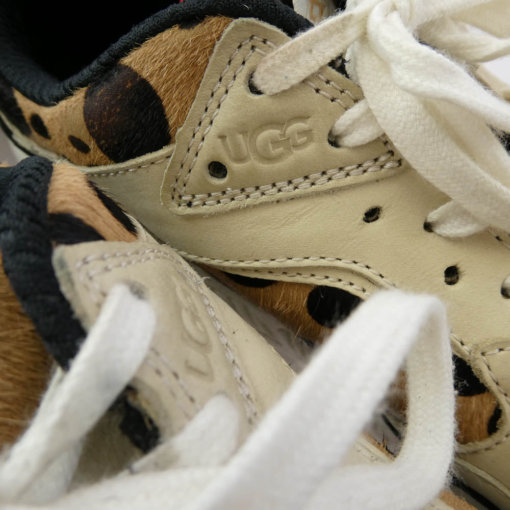 UGG アグ CA805 × atmos アトモス Cheetah Print チータープリント スニーカー マルチカラー系 ダークブラウン系 29cm【中古】