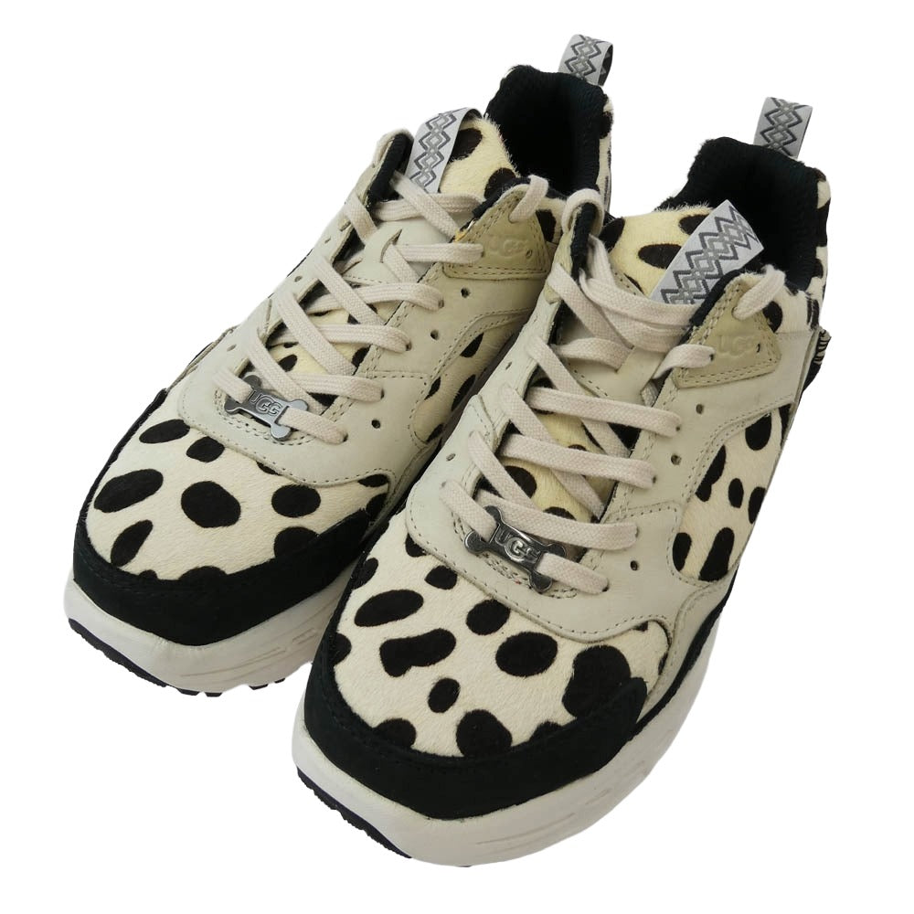 UGG アグ CA805 × atmos アトモス DALMATIAN ダルメシアン スニーカー マルチカラー系 ベージュ系 29cm【極上美品】【中古】