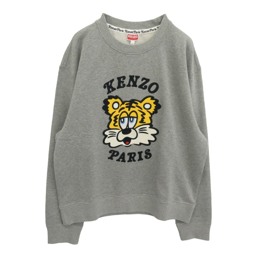 KENZO ケンゾー 25SS FF58SW2394MF VERDY MARKET sweatshirt エンブロイダリー スウェットシャツ グレー グレー系【極上美品】【中古】