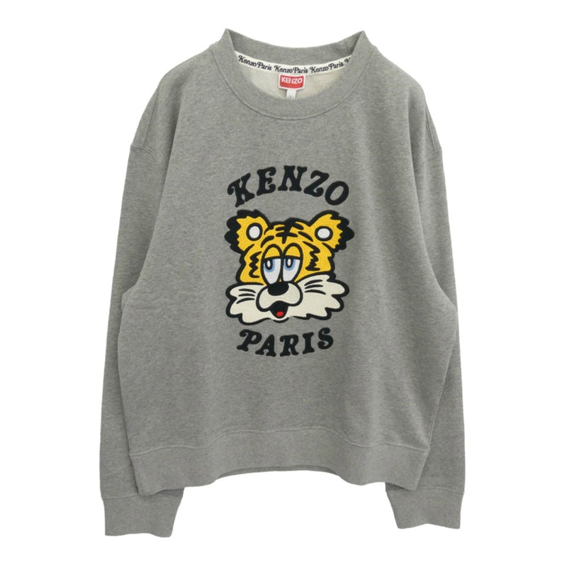 KENZO ケンゾー 25SS FF58SW2394MF VERDY MARKET sweatshirt エンブロイダリー スウェットシャツ グレー グレー系【極上美品】【中古】