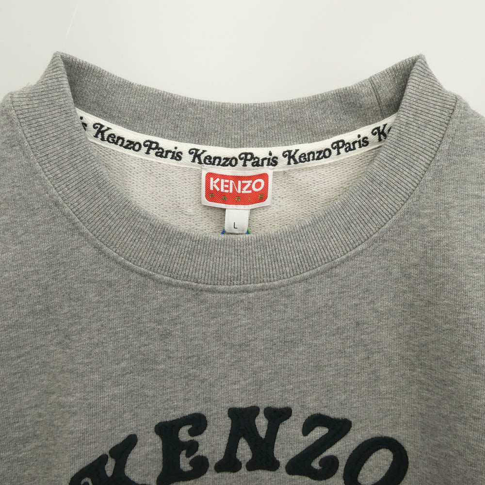 KENZO ケンゾー 25SS FF58SW2394MF VERDY MARKET sweatshirt エンブロイダリー スウェットシャツ グレー グレー系【極上美品】【中古】