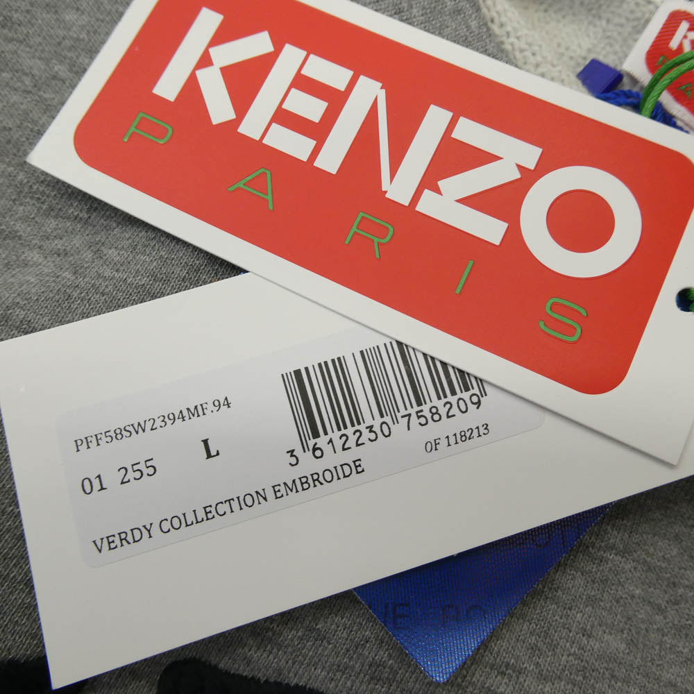 KENZO ケンゾー 25SS FF58SW2394MF VERDY MARKET sweatshirt エンブロイダリー スウェットシャツ グレー グレー系【極上美品】【中古】