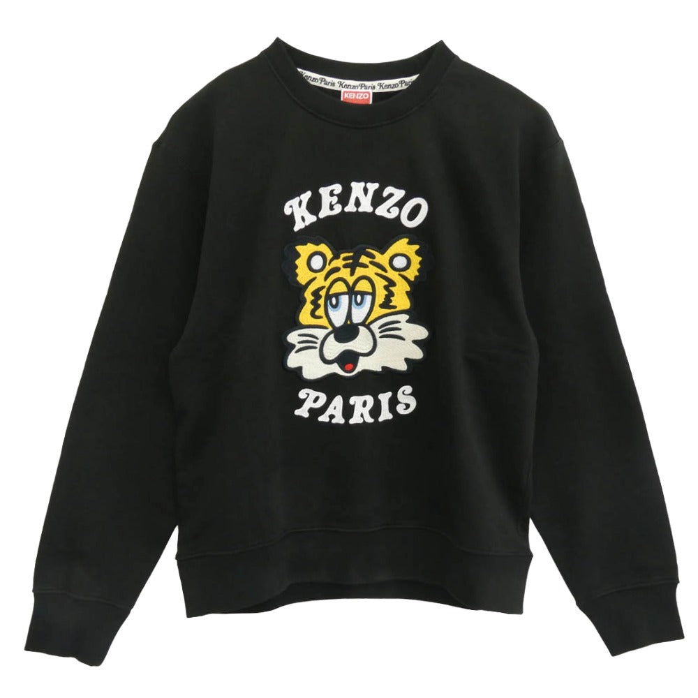 KENZO ケンゾー 25SS FF58SW2394MF VERDY MARKET sweatshirt エンブロイダリー スウェットシャツ ブラック ブラック系【美品】【中古】