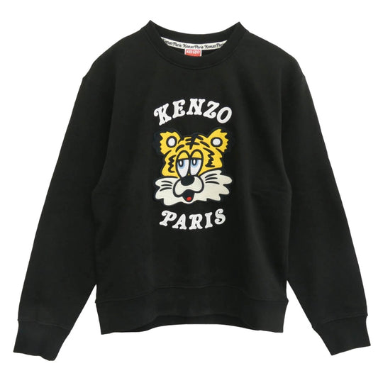 KENZO ケンゾー 25SS FF58SW2394MF VERDY MARKET sweatshirt エンブロイダリー スウェットシャツ ブラック ブラック系【美品】【中古】