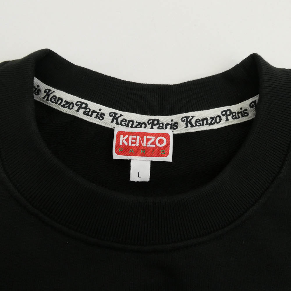 KENZO ケンゾー 25SS FF58SW2394MF VERDY MARKET sweatshirt エンブロイダリー スウェットシャツ ブラック ブラック系【美品】【中古】