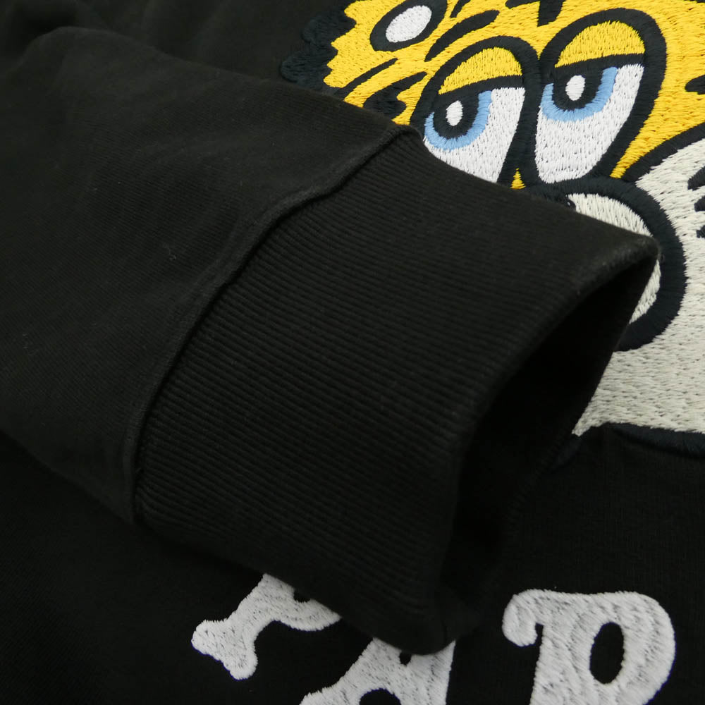 KENZO ケンゾー 25SS FF58SW2394MF VERDY MARKET sweatshirt エンブロイダリー スウェットシャツ ブラック ブラック系【美品】【中古】