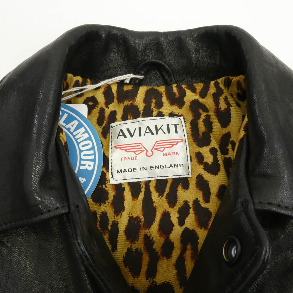 HYSTERIC GLAMOUR ヒステリックグラマー 18SS 02181LB01 × Lewis Leathers ルイスレザー Western Jacket ウエスタン レザー トラッカー ジャケット ブラック系 S【美品】【中古】