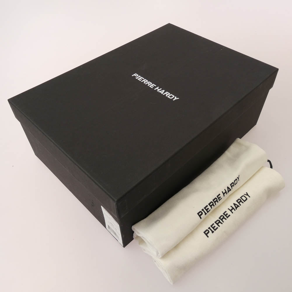 PIERRE HARDY ピエールアルディ レザー スニーカー スリッポン ブラック系 43【中古】