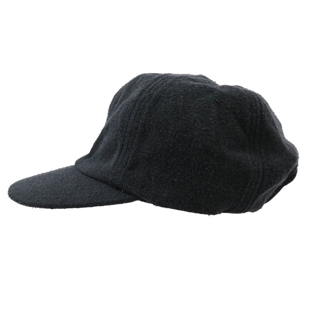 COMOLI コモリ 24SS Z01-07003 シルクネップ キャップ 帽子 ブラック系