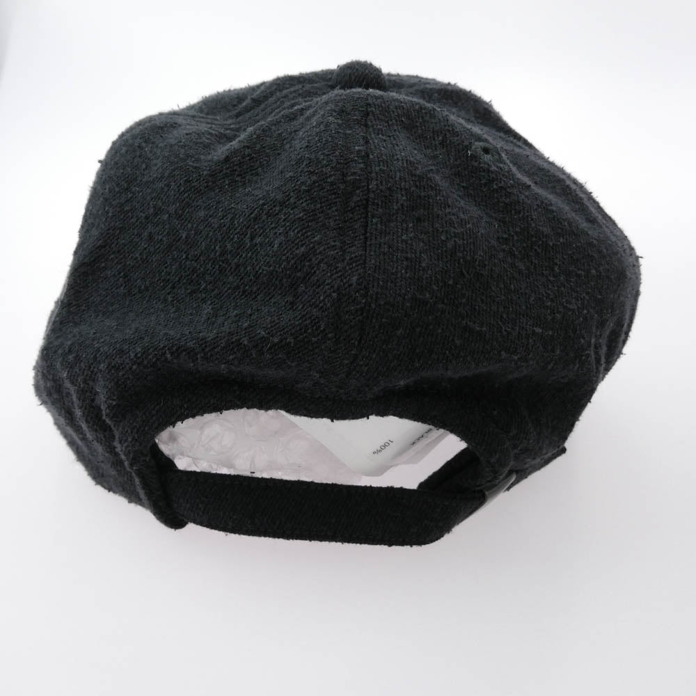 COMOLI コモリ 24SS Z01-07003 シルクネップ キャップ 帽子 ブラック系【美品】【中古】
