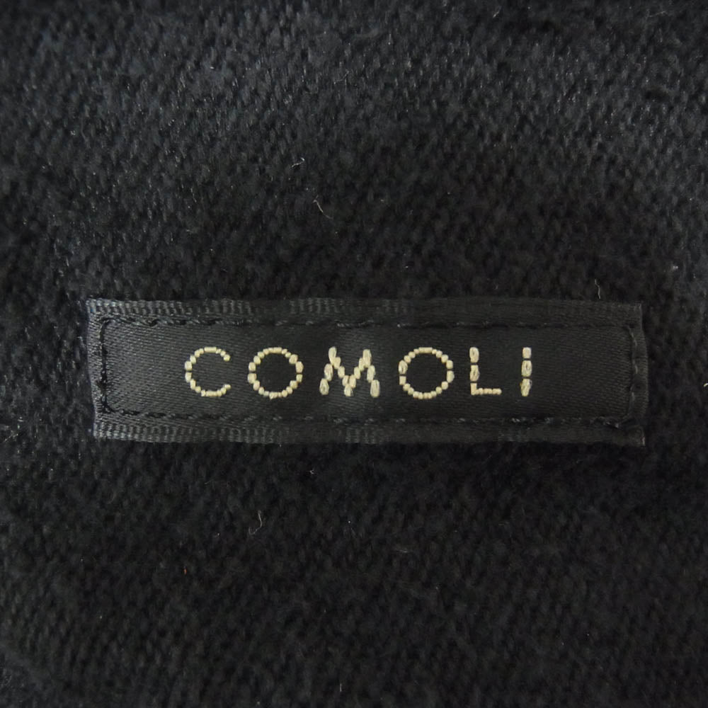COMOLI コモリ 24SS Z01-07005 シルクネップ ウエストポーチ ウエストバッグ ブラック系【中古】