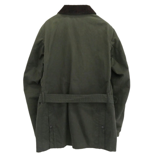Barbour バブアー 1602027 BEAMS F ビームスF 別注 SL BEAUCHAMP 3ワラント ビューチャンプ オイルドクロスハンティングジャケット ベルテッド ワックスコットン ジャケット カーキ系 40【中古】