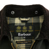 Barbour バブアー 1602027 BEAMS F ビームスF 別注 SL BEAUCHAMP 3ワラント ビューチャンプ オイルドクロスハンティングジャケット ベルテッド ワックスコットン ジャケット カーキ系 40【中古】