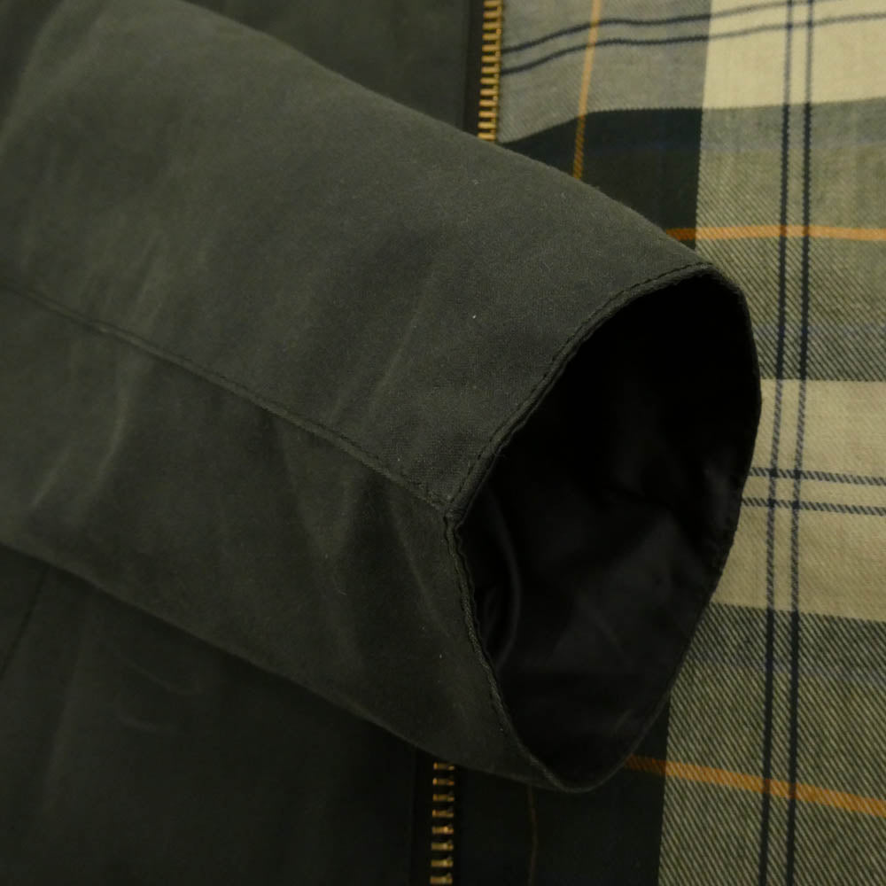Barbour バブアー 1602027 BEAMS F ビームスF 別注 SL BEAUCHAMP 3ワラント ビューチャンプ オイルドクロスハンティングジャケット ベルテッド ワックスコットン ジャケット カーキ系 40【中古】
