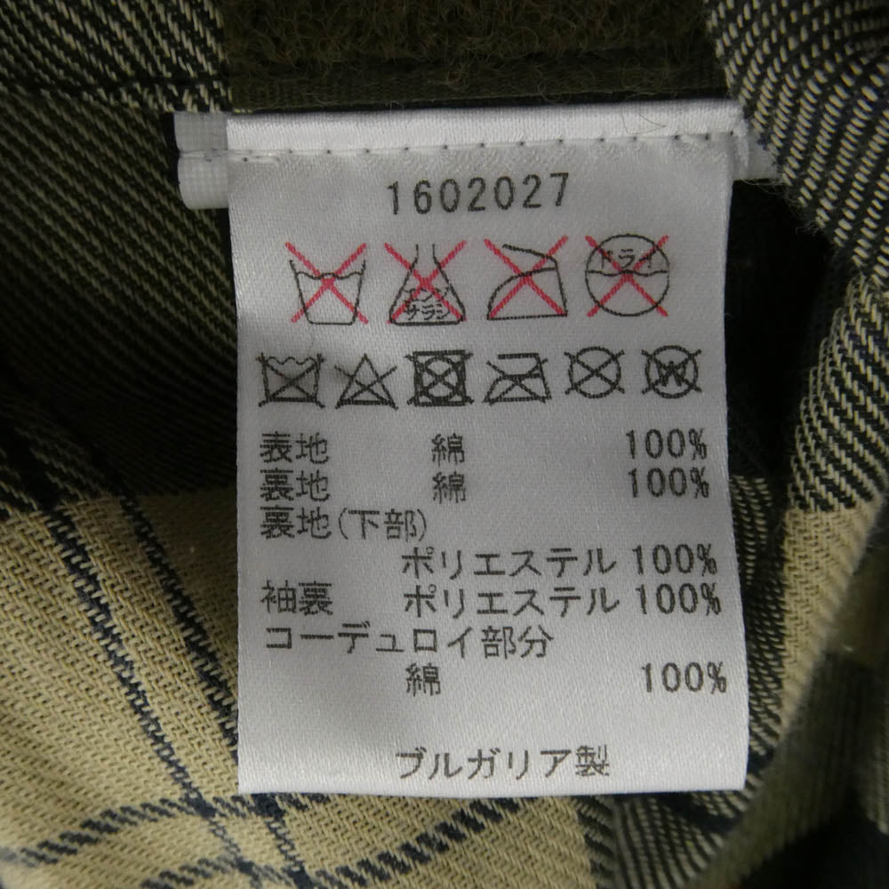 Barbour バブアー 1602027 BEAMS F ビームスF 別注 SL BEAUCHAMP 3ワラント ビューチャンプ オイルドクロスハンティングジャケット ベルテッド ワックスコットン ジャケット カーキ系 40【中古】
