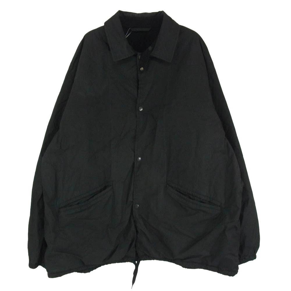 COMOLI コモリ 24AW A03-01013 コットンナイロン コーチジャケット ブラック系 3【中古】