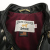 schott ショット 7417 USA製 641XXH HORSEHIDE CAFE RACER ホースハイド カフェレーサー シングルライダース レザージャケット ブラック系 40【中古】