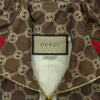 GUCCI グッチ 671495 XJD1G インターロッキングG シェリーライン サイドライン ショート丈 トラック ジャケット ジャージ ブラウン系 XXXS【極上美品】【中古】