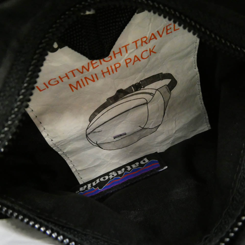 patagonia パタゴニア 19SS 49446 Light Weight Travel Mini Hip Pack ライトウェイト トラベル ミニ ヒップパック ボディバッグ ブラック系【中古】