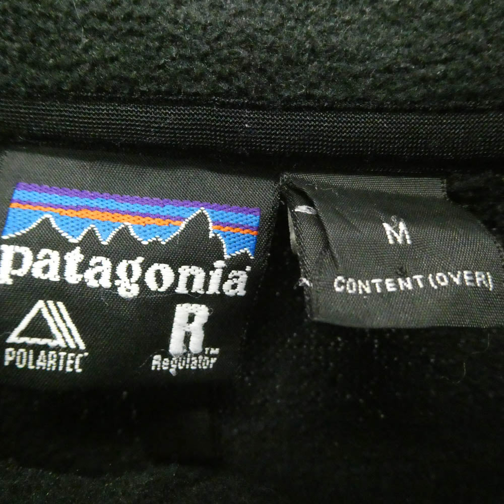 patagonia パタゴニア 22900 レギュレーター R2 フリース プルオーバー ハーフジップ ジャケット ブルゾン ブラック系 M【中古】