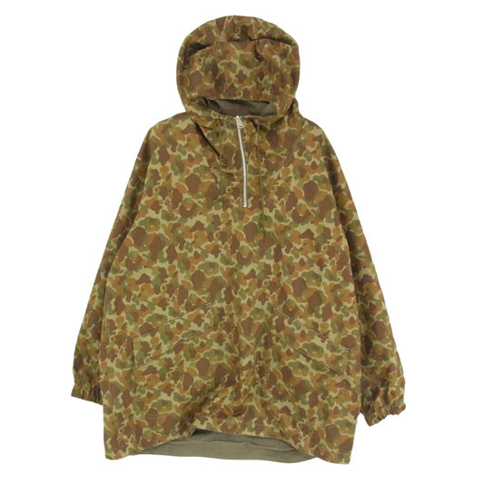 ソニックラブ リバーシブル 迷彩 カモ柄 マウンテンパーカー フーディー カーキ系 M【中古】