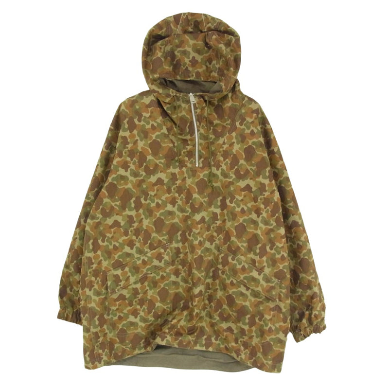 ソニックラブ リバーシブル 迷彩 カモ柄 マウンテンパーカー フーディー カーキ系 M【中古】