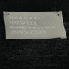 JOHN SMEDLEY ジョンスメドレー MHM1062 0380253 英国製 MARGARET HOWELL マーガレットハウエル 別注 ウール カーディガン ブラック系 L【中古】