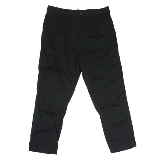 COMME des GARCONS HOMME コムデギャルソンオム 21SS HG-P022 Zip Fly Cotton Pants ジップフライ コットン パンツ ブラック系 M【中古】