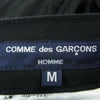 COMME des GARCONS HOMME コムデギャルソンオム 21SS HG-P022 Zip Fly Cotton Pants ジップフライ コットン パンツ ブラック系 M【中古】