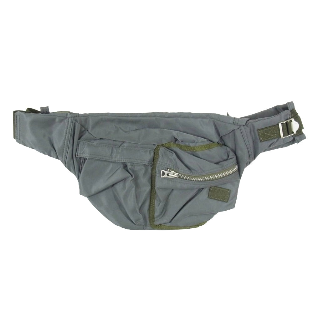 Sacai サカイ 23AW 23-0783S Porter Pocket Bum Bag ポーター ウエストバッグ バムバッグ グレー系【中古】