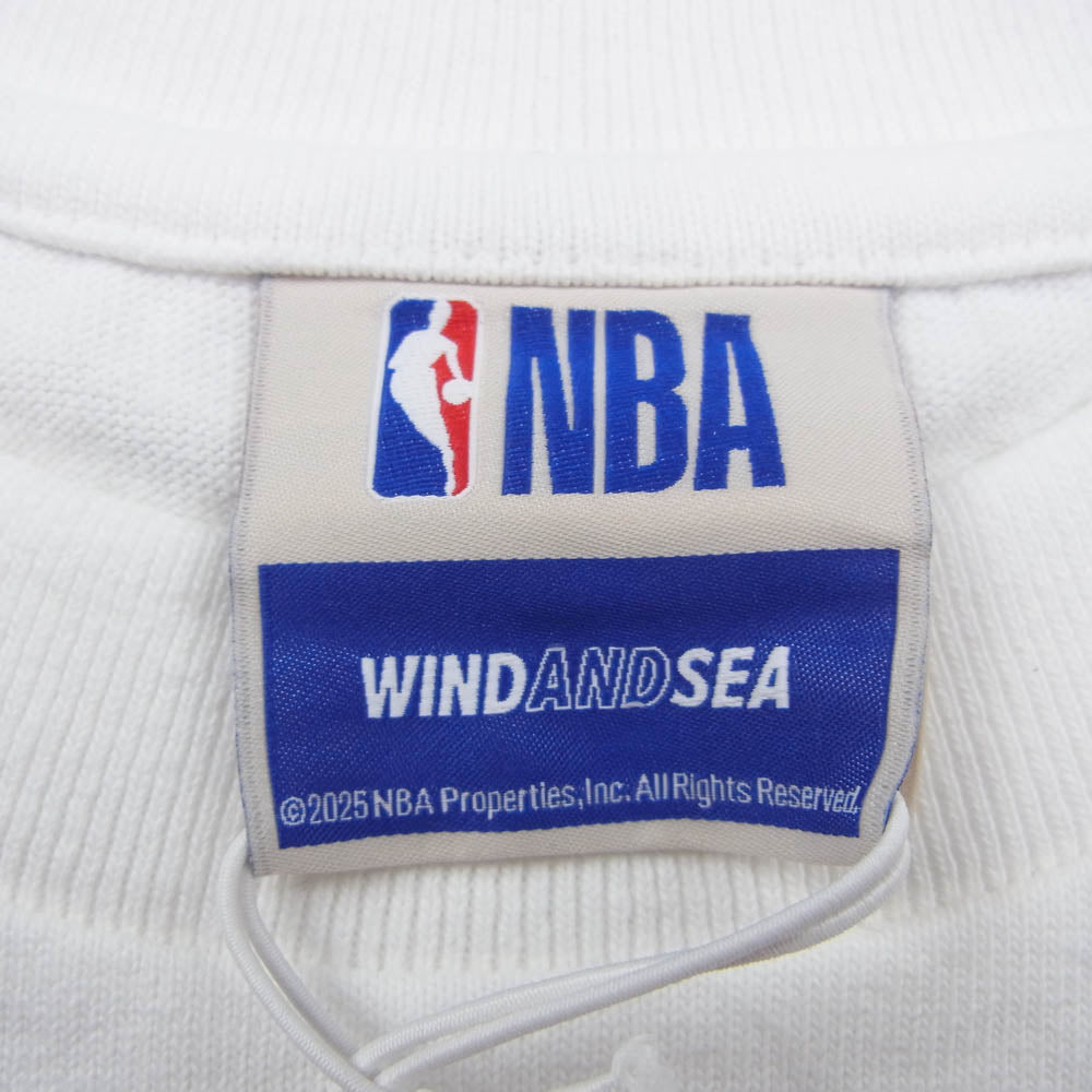 WIND AND SEA ウィンダンシー WDS-C-NBA-26-Q1-CS-03 NBA Multi-Technique Graphic Tee BULLS KNICKS グラフィック 半袖 Tシャツ ホワイト系 XL【極上美品】【中古】
