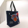 WIND AND SEA ウィンダンシー WDS-C-NBA-26-Q1-AC-01 NBA Jacquard Knit Carryall Bag ジャカード ニット トートバッグ ネイビー系 FREE【極上美品】【中古】