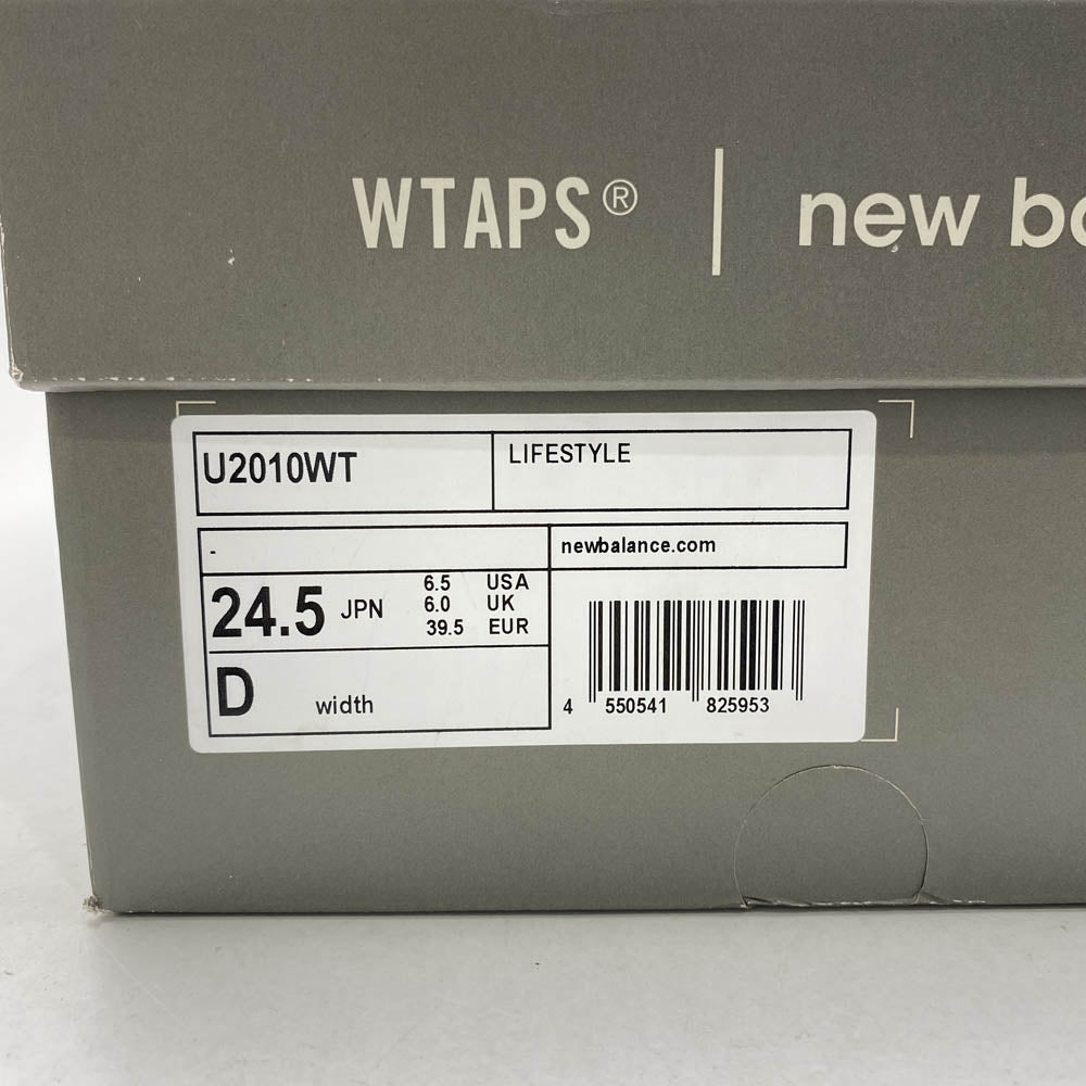 WTAPS ダブルタップス 252NBNBD-FW02S U2010WT × New Balance ニューバランス ABZORB 2010 Olive Drab アブゾーブ 2010 ローカットスニーカー モスグリーン系 24.5cm【新古品】【未使用】【中古】