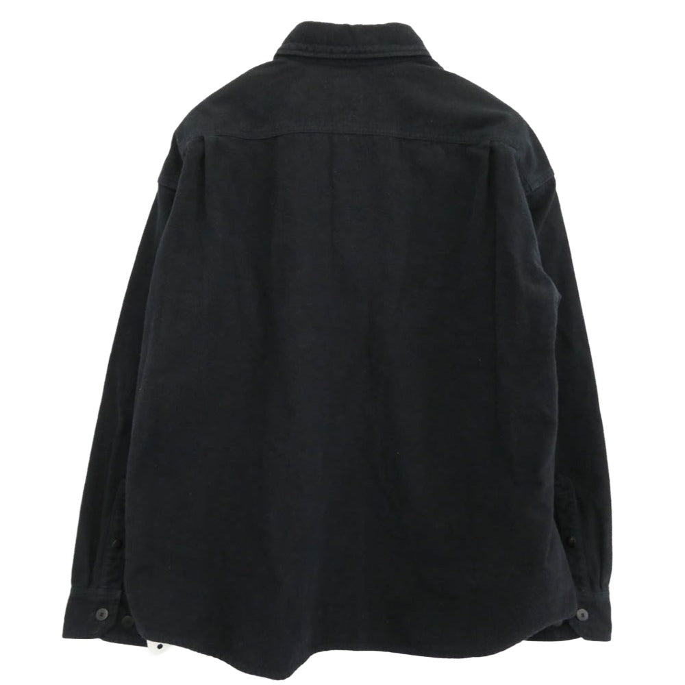 VISVIM ビズビム 21SS 0121205011011 LUMBER L/S ランバー ガーメントダイ フランネルシャツ 長袖 ブラック系 3【中古】