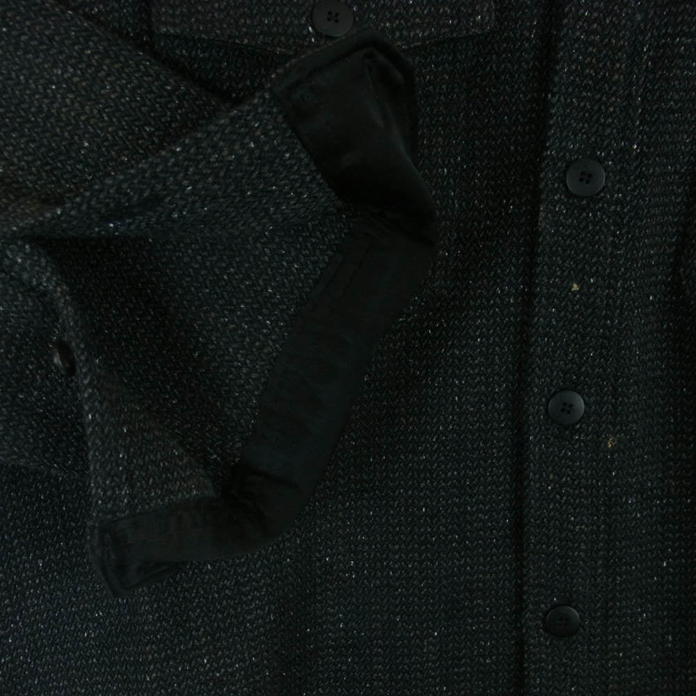 VISVIM ビズビム 21AW 0121205011012 LUMBER L/S TWEED ランバー ツイード 長袖 シャツ 日本製 ブラック系 2【中古】