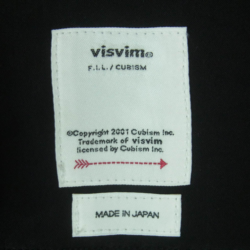 VISVIM ビズビム 21AW 0121205011012 LUMBER L/S TWEED ランバー ツイード 長袖 シャツ 日本製 ブラック系 2【中古】