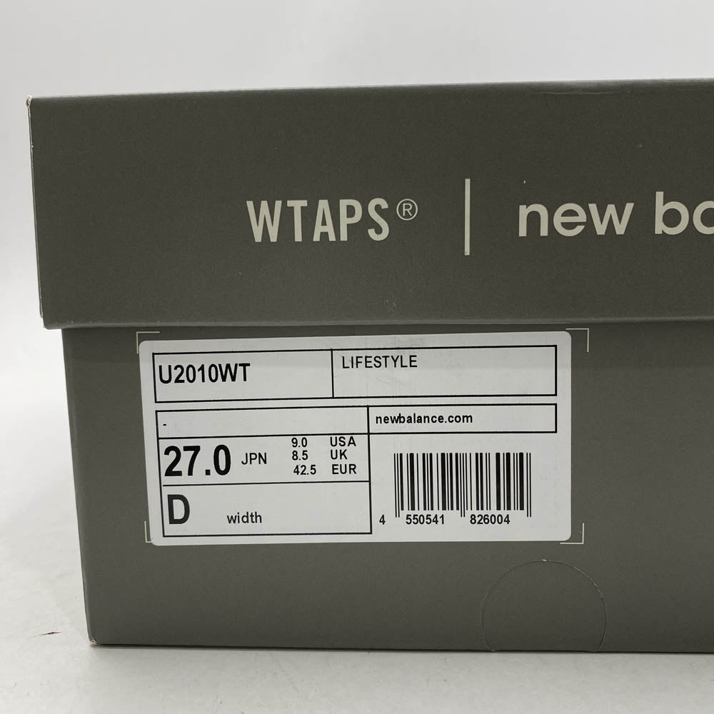 WTAPS ダブルタップス 252NBNBD-FW02S U2010WT × New Balance ニューバランス ABZORB 2010 Olive Drab アブゾーブ 2010 ローカットスニーカー モスグリーン系 27cm【新古品】【未使用】【中古】