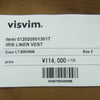 VISVIM ビズビム 0120205013017 IRIS LINER VEST リバーシブル アイリス ライナー ベスト ブラウン系 レッド系 ホワイト系 2【中古】