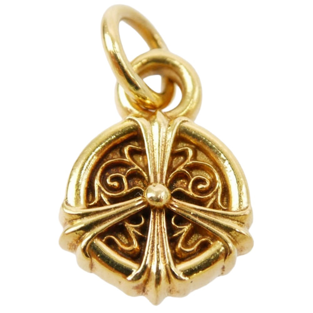 CHROME HEARTS クロムハーツ（原本無） 22K PEACE SIGN ピースサイン チャーム ペンダントトップ ゴールド系 表記なし【中古】