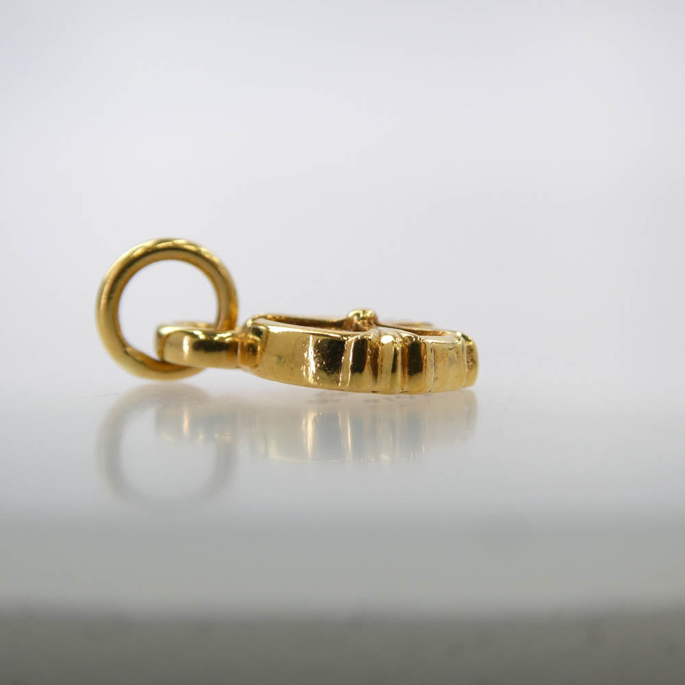 CHROME HEARTS クロムハーツ（原本無） 22K PEACE SIGN ピースサイン チャーム ペンダントトップ ゴールド系 表記なし【中古】