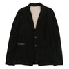 LOUIS VUITTON ルイ・ヴィトン H5KN50MS7 レザーポケット切替 2B ニット生地 テーラードジャケット ブラック系 S【中古】