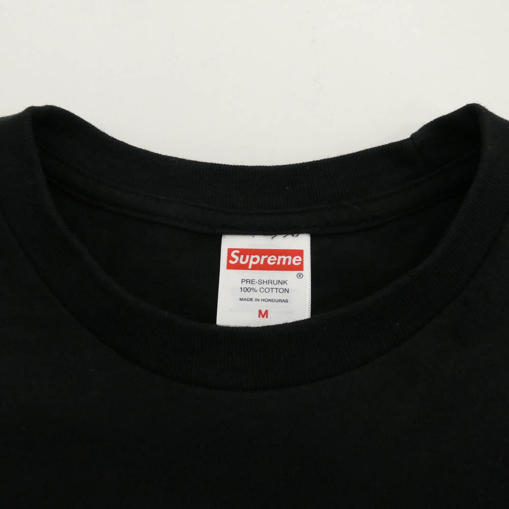 Supreme シュプリーム 25SS SpongeBob Castelli Racing L/S Tee スポンジボブ カステリ レーシング 長袖 Tシャツ ブラック系 M【中古】