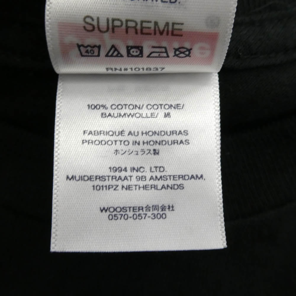 Supreme シュプリーム 25SS SpongeBob Castelli Racing L/S Tee スポンジボブ カステリ レーシング 長袖 Tシャツ ブラック系 M【中古】