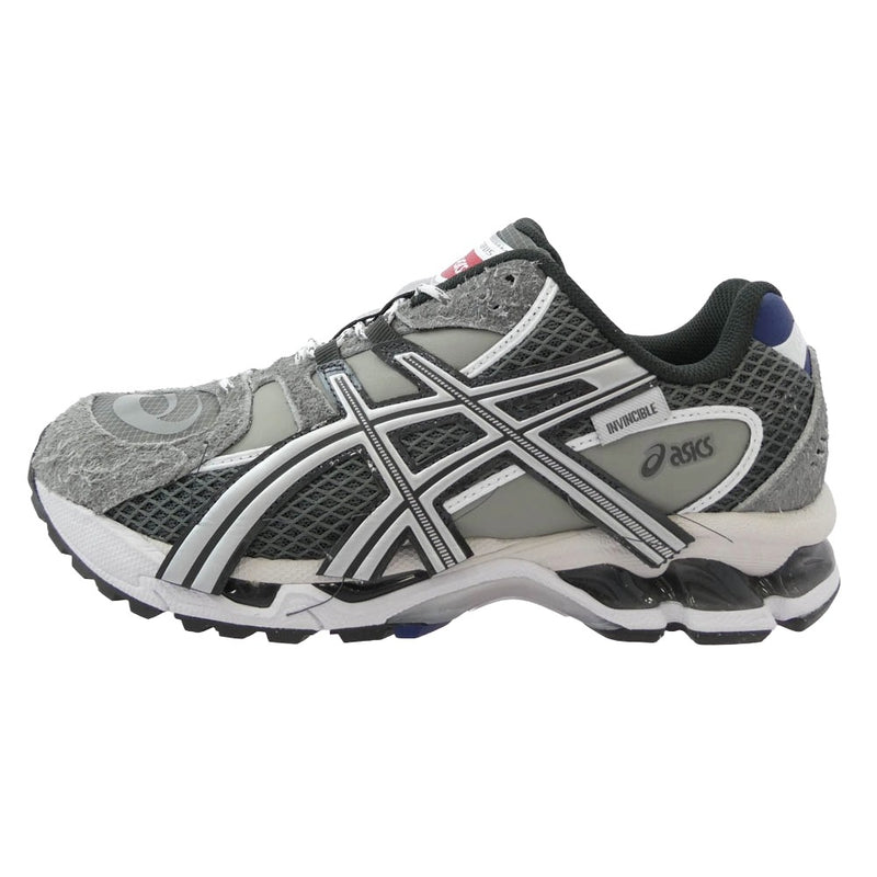 asics アシックス 1203A981-020 × INVINCIBLE インビシブル GEL-NIMBUS 10.1 ゲル ニンバス ローカット スニーカー グレー系【中古】